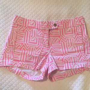 J.crew shorts size 0 pink and oyster'ish color